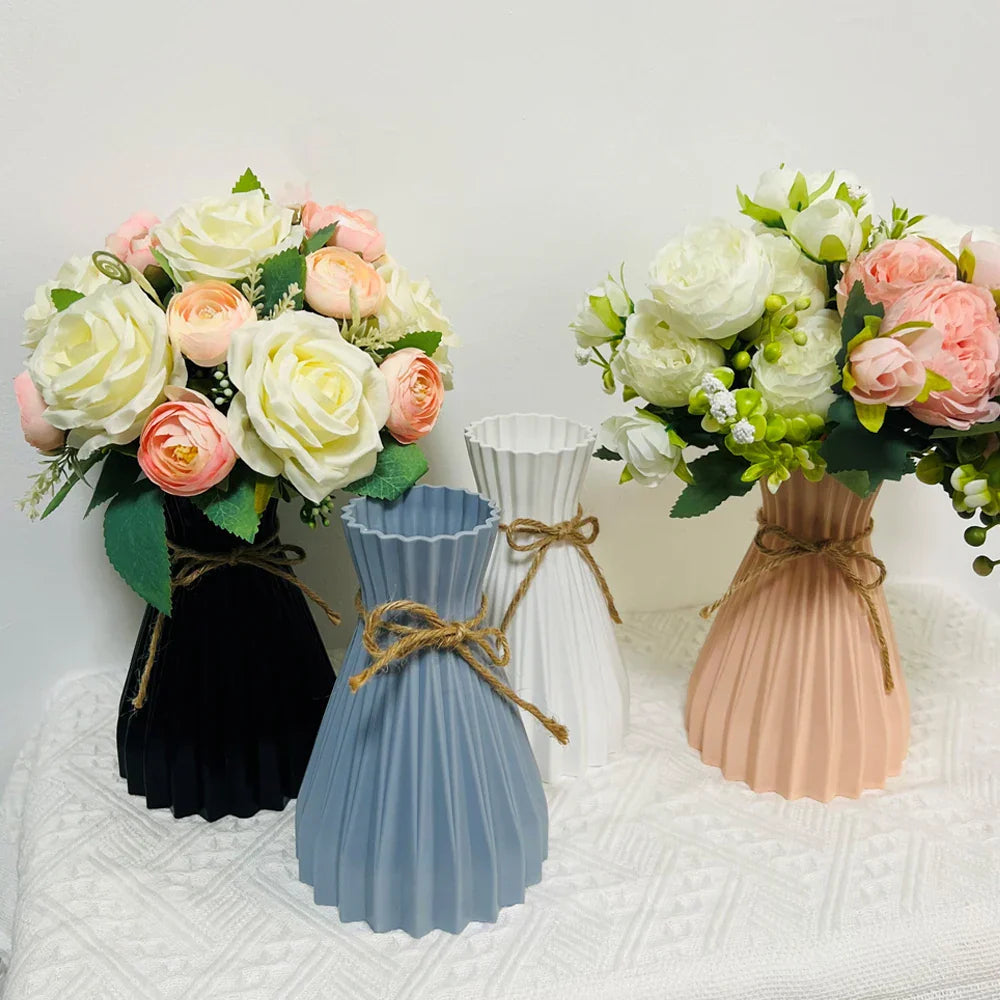 Modern elegant flower vases
