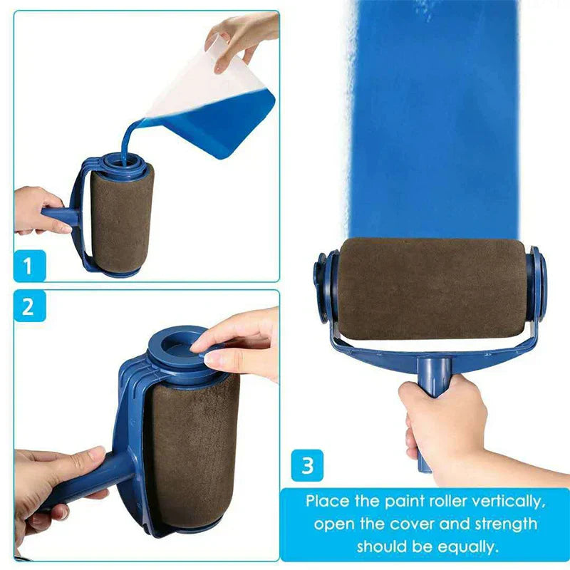 Paint roller set with accessories (6 pieces)