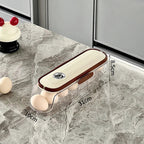 RollEgg Max | Automatic Egg Holder for the Refrigerator | Stackable Egg Organizer Made of Clear Plastic