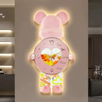 Glowing Star Bear LED Wall Clock