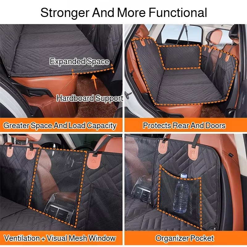 Ultimate Waterproof Pet Car Seat Cover & Backseat Extender
