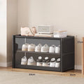 TransRack – Transparent Multi-Layer Shoe Storage Cabinet