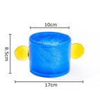 Coloured Globe Handled Glass Jar Vase Collection