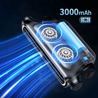 Car Headrest Cooling Fan 3 Speed Adjustable Electric Car Seat Fan 5V/2A Car Rear Backrest Fan Car Interior Accessories