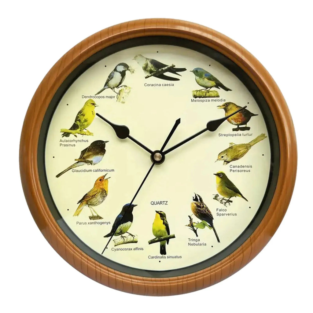 BirdSong Clock – 10 Inch Wall Clock for Stylish Interior