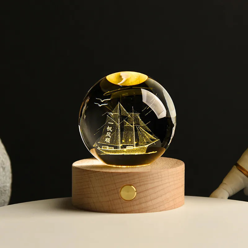 Glowing 3D Crystal Night Lights – Unique Gifts for All Occasions