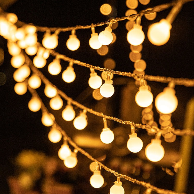 LED Fairy Bubble String Lights Festive Lights