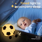 Rechargeable Football Night Light with 3-Level Dimming