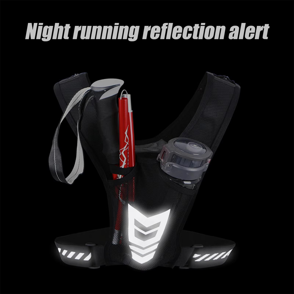 Ultra Light Running Vest with Phone Pocket and Hydration Bottle Holder for Outdoor Sports