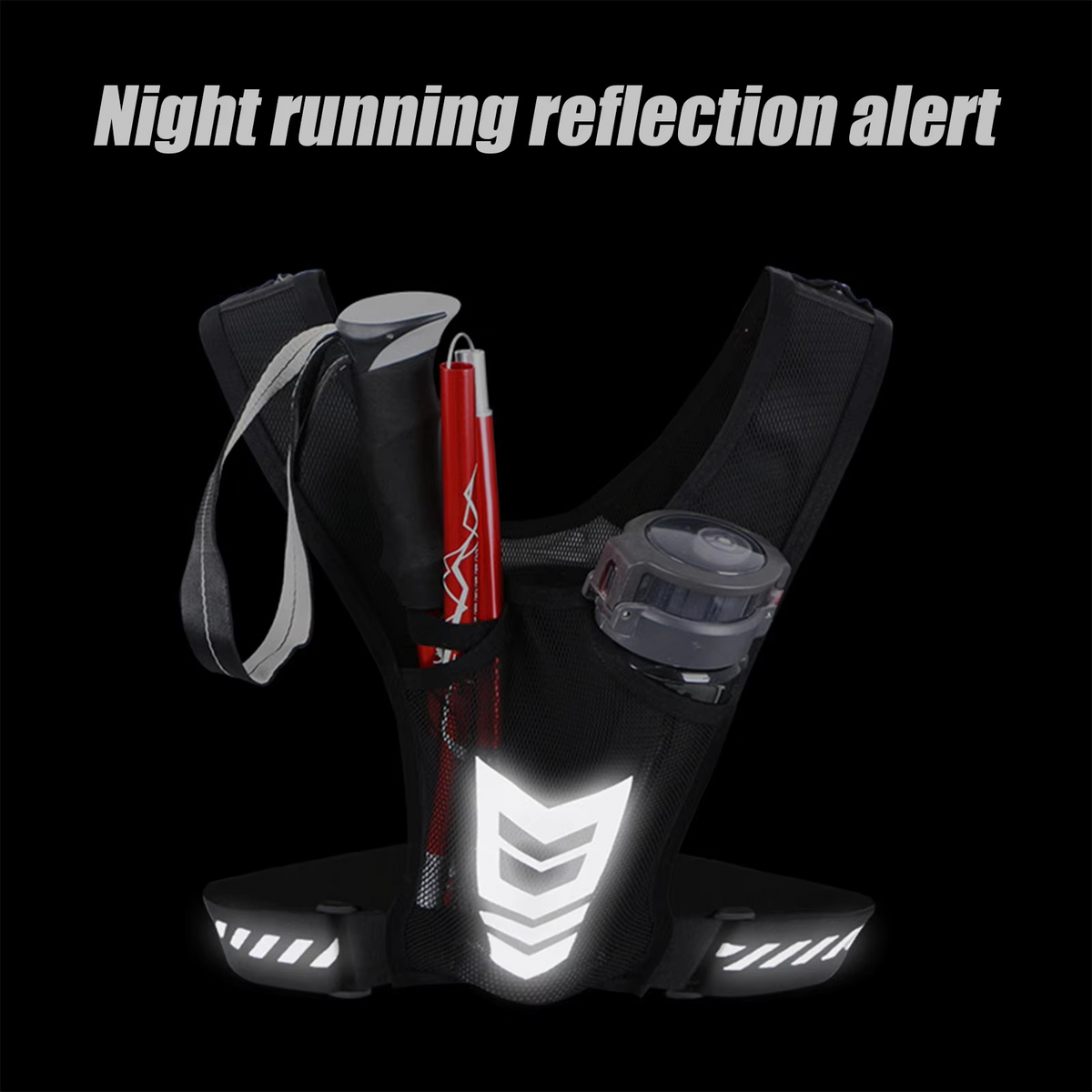 Ultra Light Running Vest with Phone Pocket and Hydration Bottle Holder for Outdoor Sports