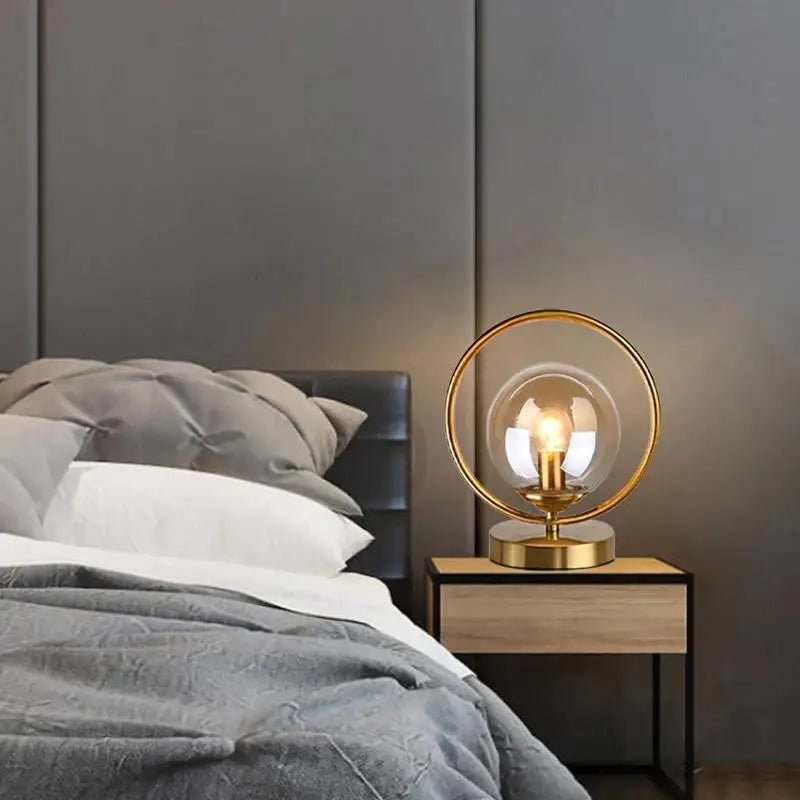 Glass Lamp with Luxurious Finish