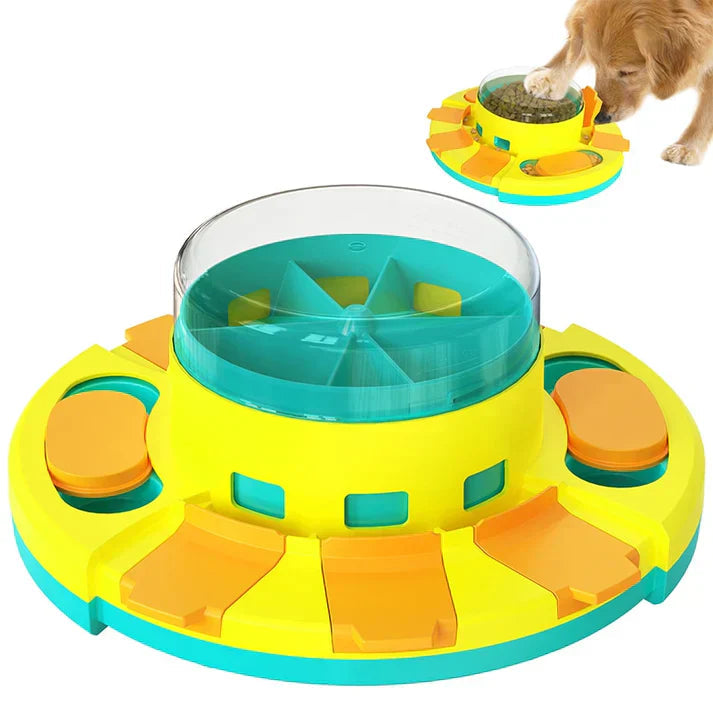 PuzzleFeast Pet Feeder - Interactive Feeding Game for Pets