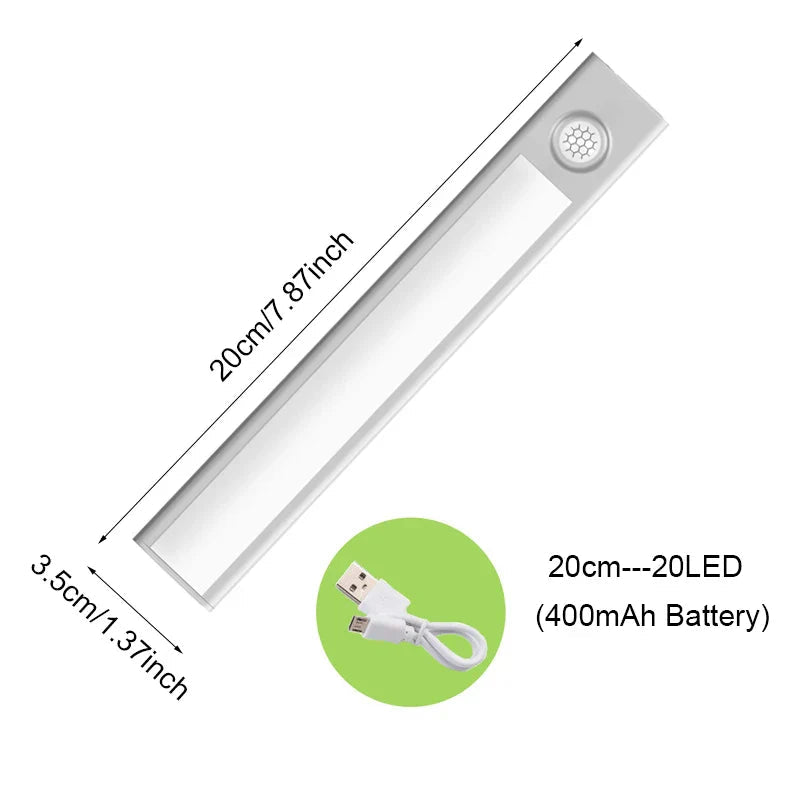 USB rechargeable motion sensor lamp