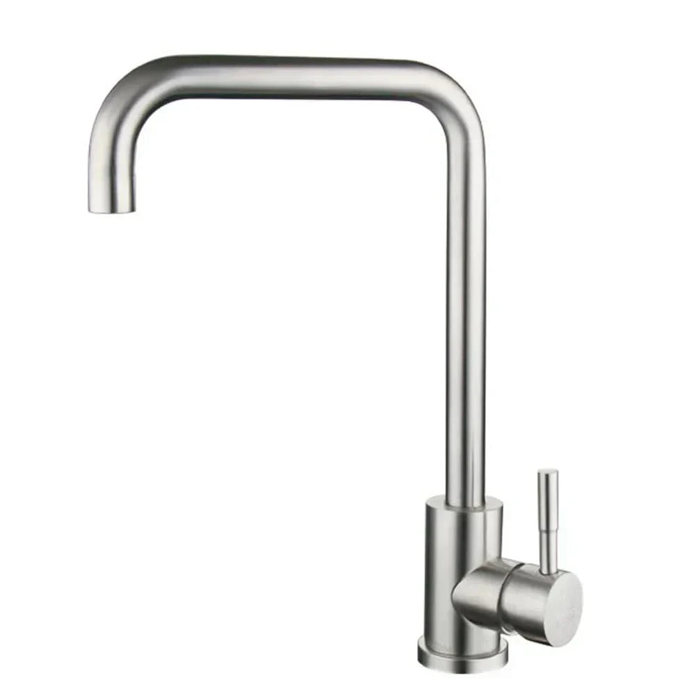 Stainless Steel Kitchen Faucet with Pull-Out Spout