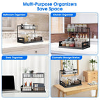 2-Tier Under Sink Sliding Cabinet Organiser – Arlo
