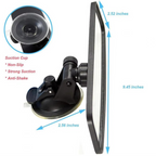 Universal High-Clarity Learner’s Rearview Mirror with Strong Suction Cup