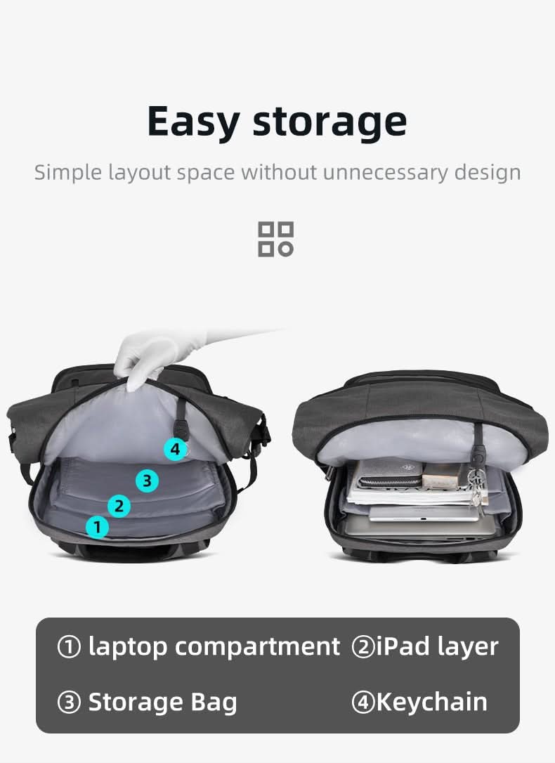 Multifunctional outdoor backpack with USB port