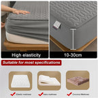 Waterproof Ultra-Soft Fitted Latex Mattress Pad Cover