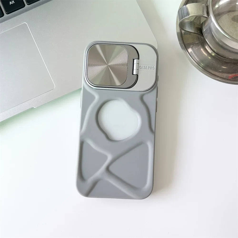 Magsafe Silicone Lens Flip IPhone Case