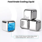 Reusable Stainless Steel Ice Cubes
