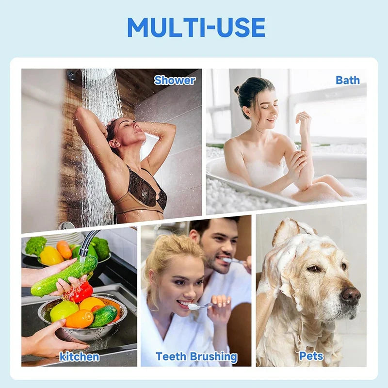 5-piece set shower filter replacement cartridges