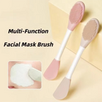 Double Head Silicone Face Mask Brush and Facial Pore Cleaner
