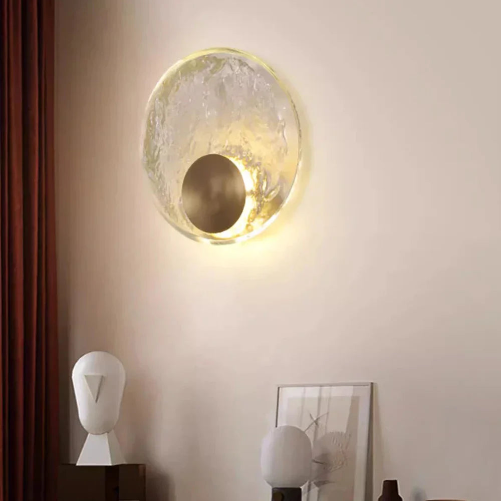 CrystalLuxe - Elegant LED Crystal Wall Lamp