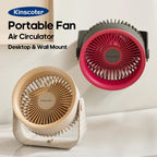 Brisano Mini Fan | 3600 mAh Battery | 4 Levels & USB | Compact & BPA-free