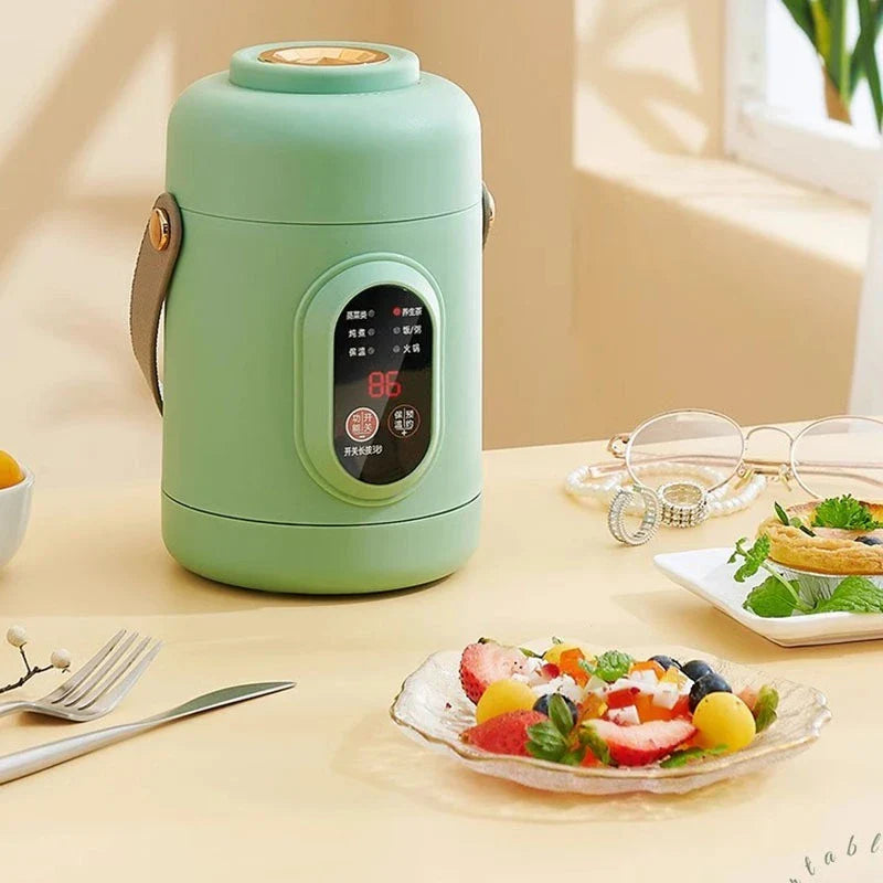 NutriCook One Electric Mini Cooker 1L | Portable Slow Cooker & Soup Maker | Smart Timer Function | For Office & Home