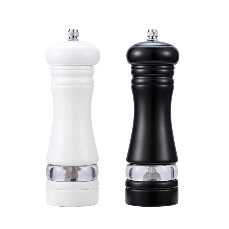 Stylish wooden salt and pepper mill set for the discerning