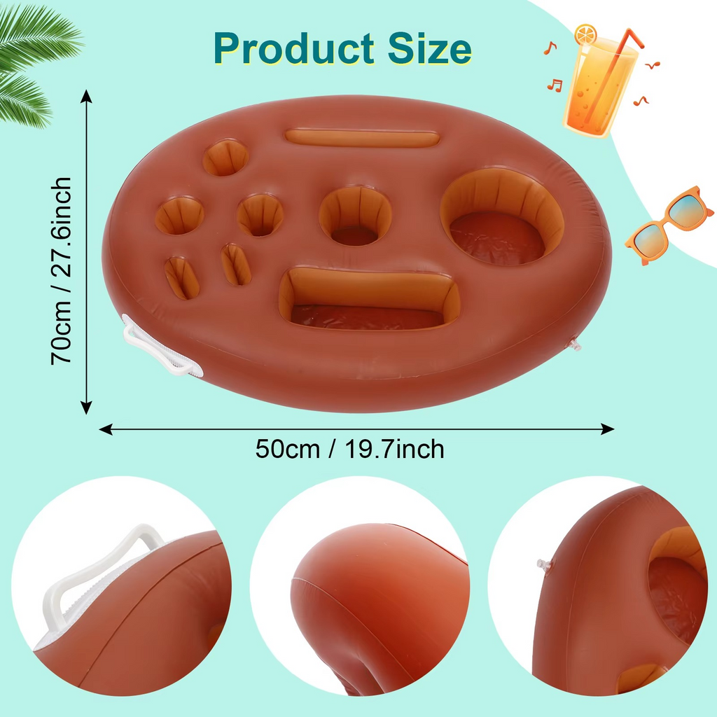 Ultimate Pool Party Floating Beverage and Snack Bar