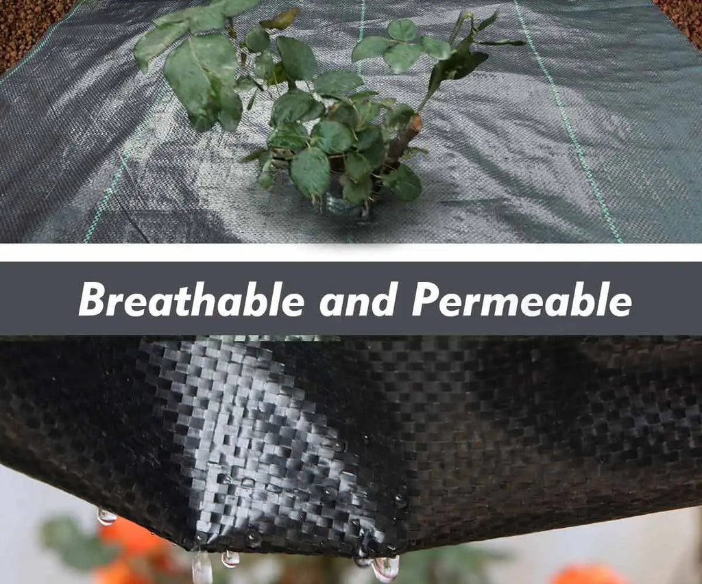 Weed mat roll – Robust and breathable for garden and plant care