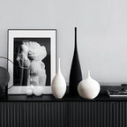 Pattern of tranquility among ceramic shapes