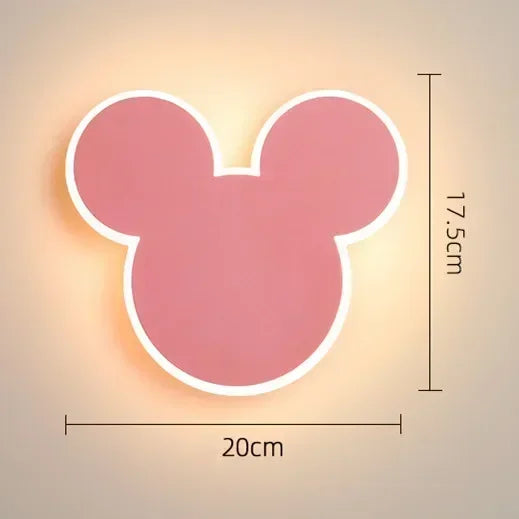 PinkRabbit - Playful LED Wall Lamp for Children's Room