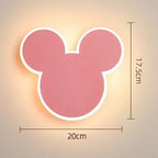 PinkRabbit - Playful LED Wall Lamp for Children's Room