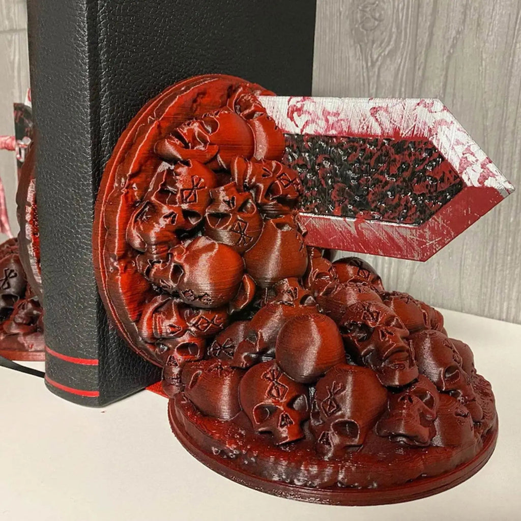 Berserk Bookends Angry Bookends Dragon Hunter Resin Craft Study Art Decorative Ornament Home Desk Bookshelf T4z7