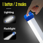 MagnaBeam LED Tube | Rechargeable Camping Lamp with Magnet & Hook | 32/52 cm | Portable Emergency Light for Outdoor & Vehicle
