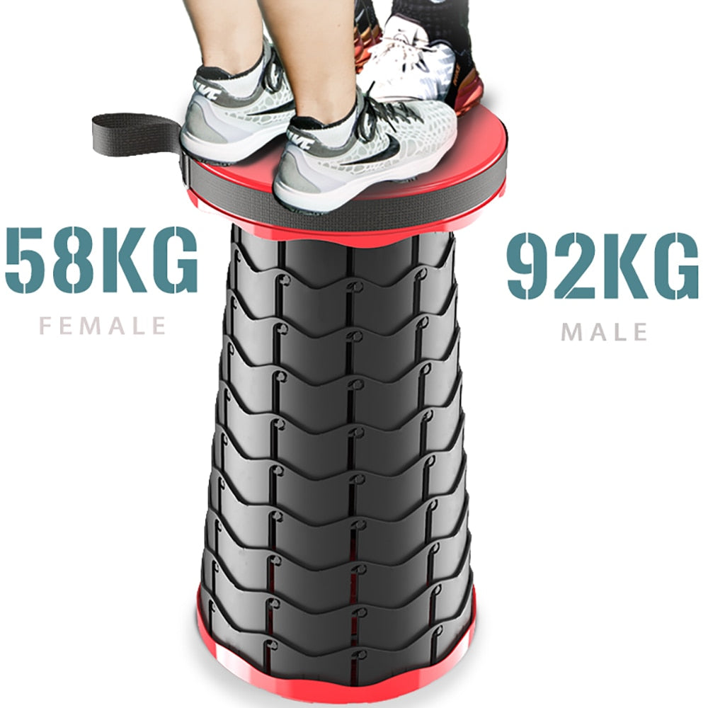 Crutch Delight - The compact, strong folding stool