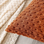 Boho Ribbed Corduroy Cushion Cover – Stylish Striped Decorative Pillowcase for Sofa or Bed