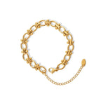 Dainty Oval Accented Bracelet