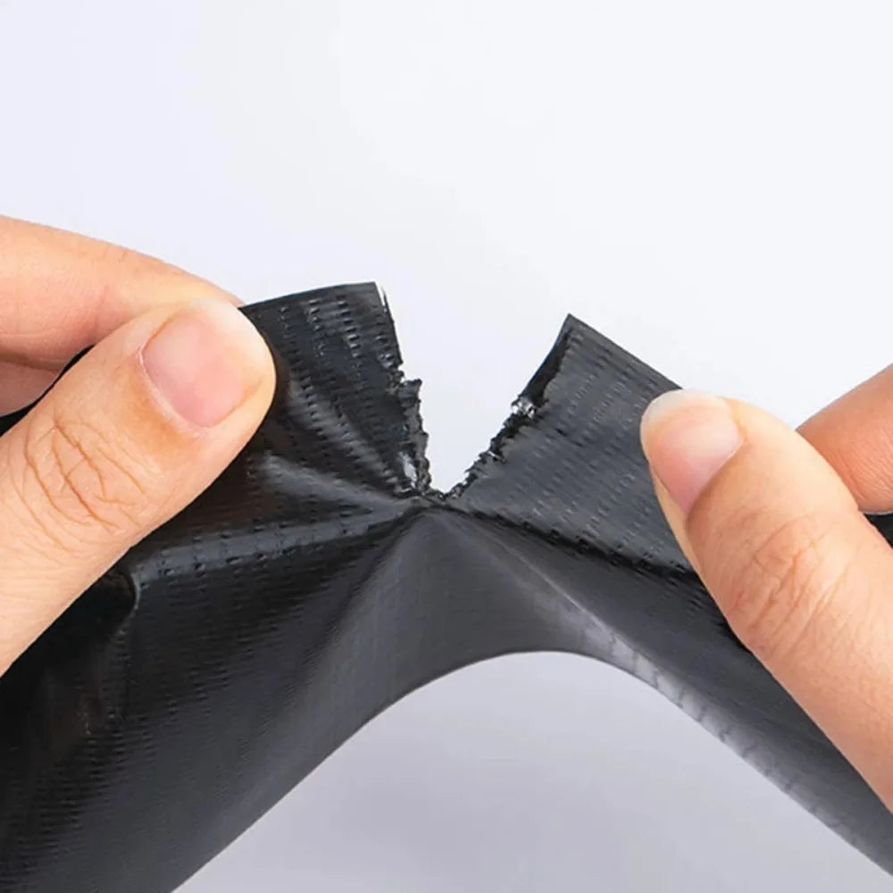 LederFixx Self-adhesive Leather Repair Tape | PU Material | Waterproof & Cuttable | 5 cm × 5/10/20 m & 10 cm × 10 m | Black