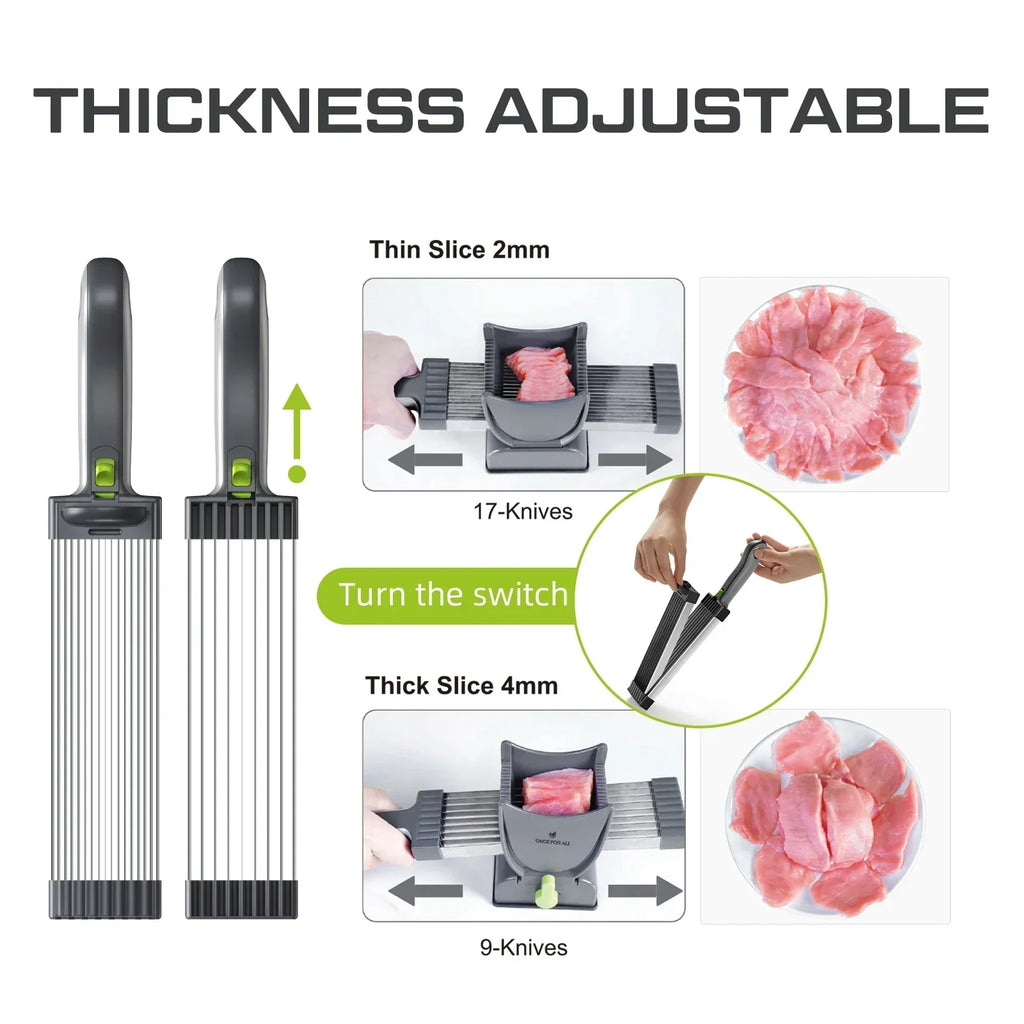 Multifunctional Stainless Steel Manual Meat Cutter Tool
