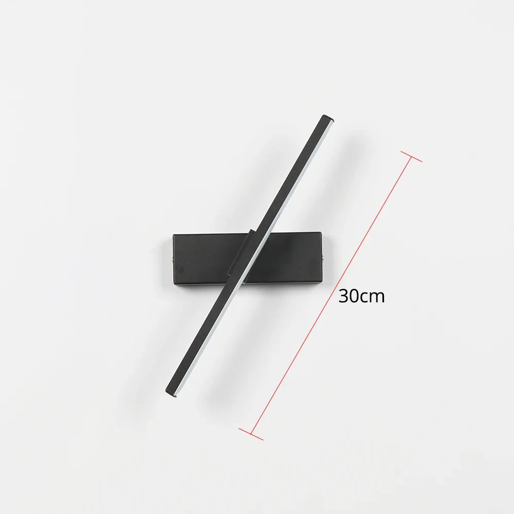 AuroLite Adjustable LED Wall Light | 330° Swiveling | Modern Design for Bedroom & Living Room | Aluminum