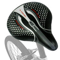 Extra Wide Comfort Bike Saddles with Shock Absorption - PU Leather Cushion for Long Distance Cycling