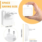 Sensilux Mini LED Night Light | With Motion Sensor | Warm & Cool White | For Hallway, Bedroom & Bathroom