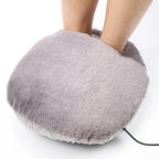 Fluffy heated foot warmers | Cozy heated foot cushion