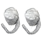 Set of 2 hairdryer caps | Fast & gentle drying for home & travelling