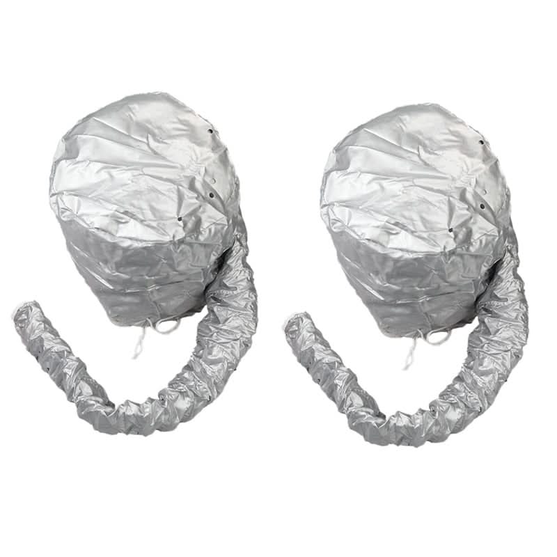 Set of 2 hairdryer caps | Fast & gentle drying for home & travelling