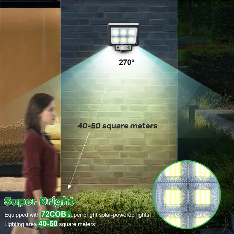 SolarBeam 1000 | 3-in-1 Solar Light | Motion & Twilight Automation | 1000 Lumen