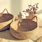 Rattan cat bed handwoven & washable